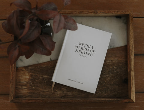 Pre-order: Weekly Marriage Meeting Journal™ (One Year Guide)