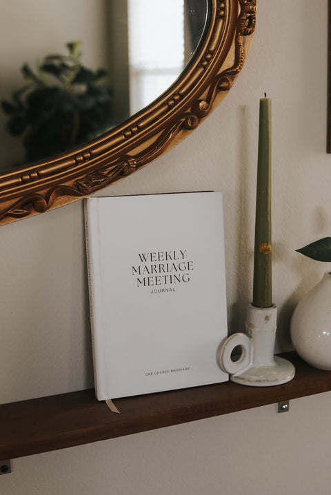 Weekly Marriage Meeting Journal by One Degree